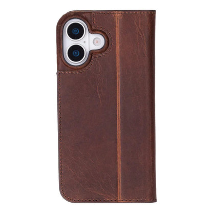 iPhone 17 Genuine Leather Folio Case – Sonat Series Mizuri Leather