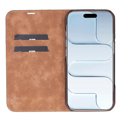 iPhone 17 Genuine Leather Folio Case – Sonat Series Mizuri Leather