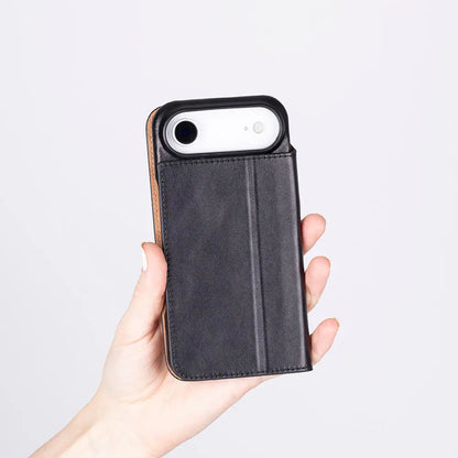 iPhone 17 Air Genuine Leather Folio Case – Sonat Series Mizuri Leather