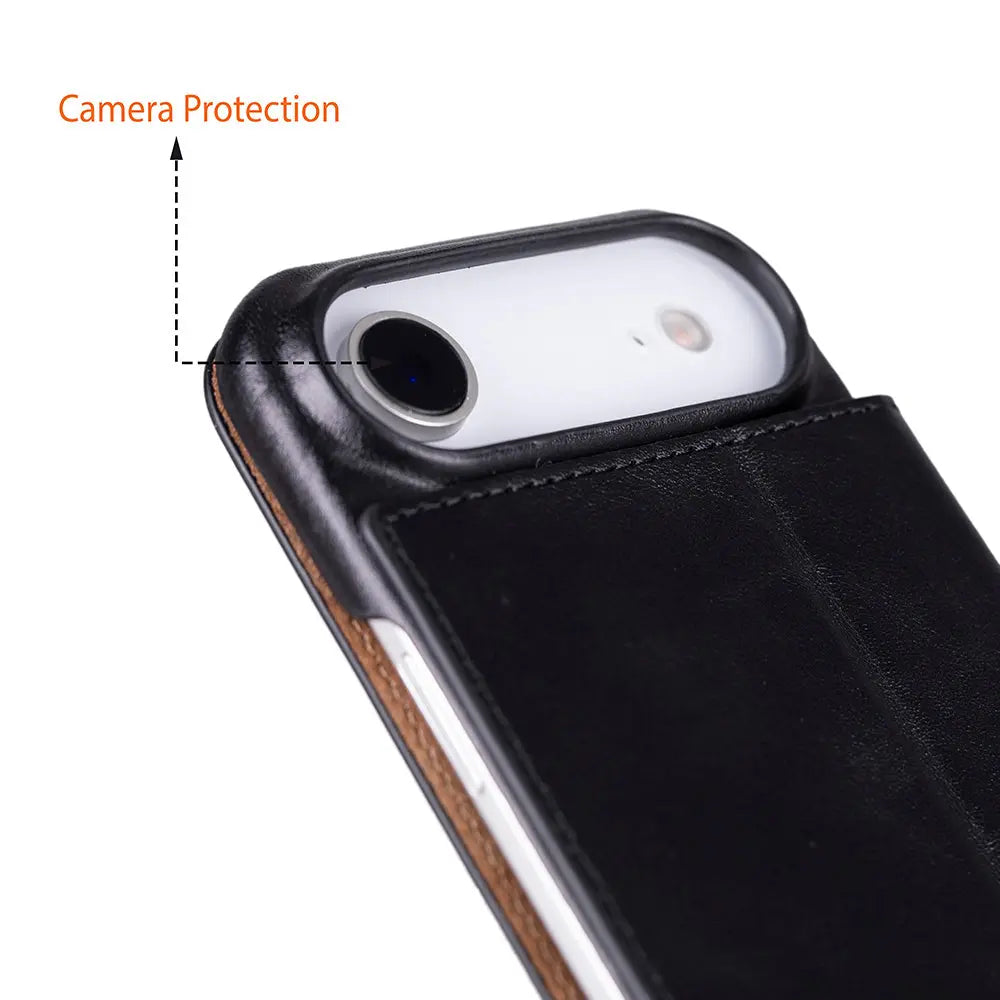 iPhone 17 Air Genuine Leather Folio Case – Sonat Series Mizuri Leather