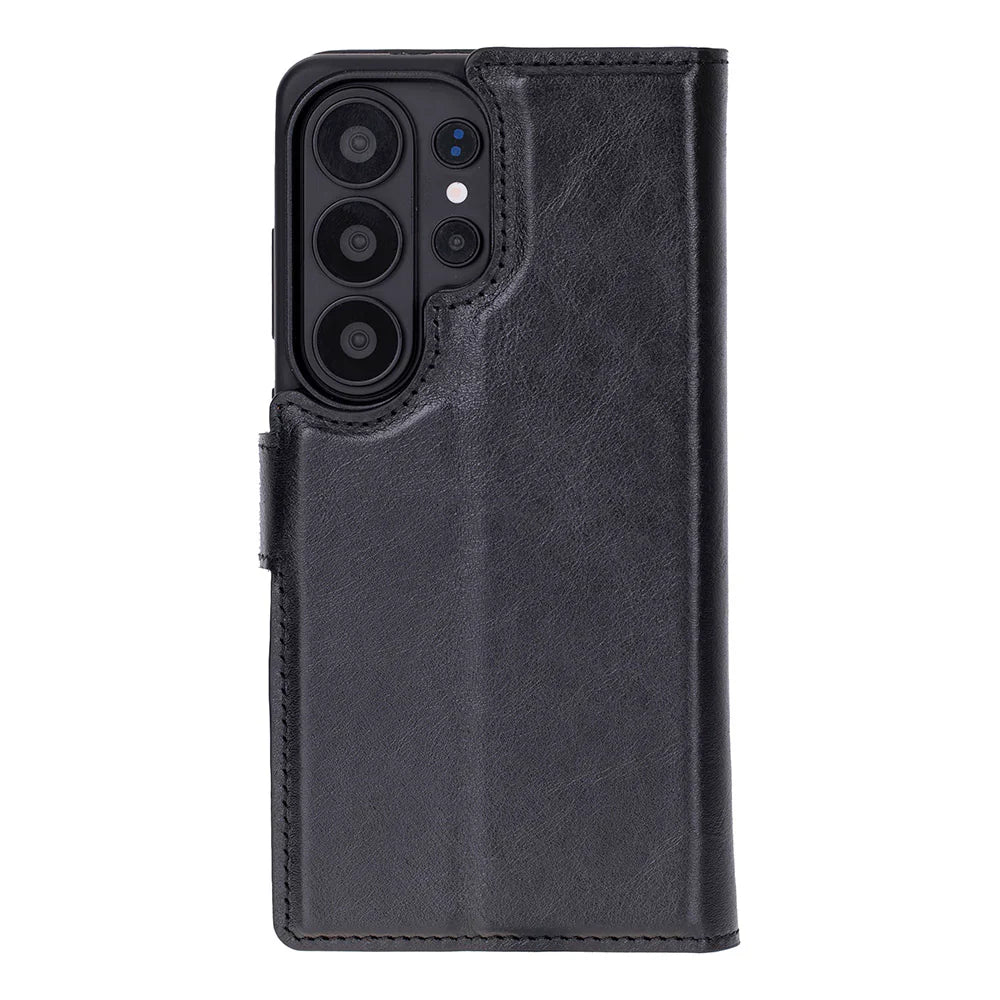 Magic Samsung Galaxy S26 Ultra Detachable Leather Wallet Case – Genuine Leather Phone Case for Everyday Carry | Minimal & Handcrafted Mizuri Leather