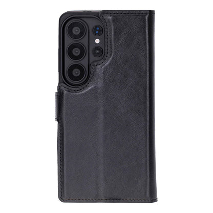 Magic Samsung Galaxy S26 Ultra Detachable Leather Wallet Case – Genuine Leather Phone Case for Everyday Carry | Minimal & Handcrafted Mizuri Leather