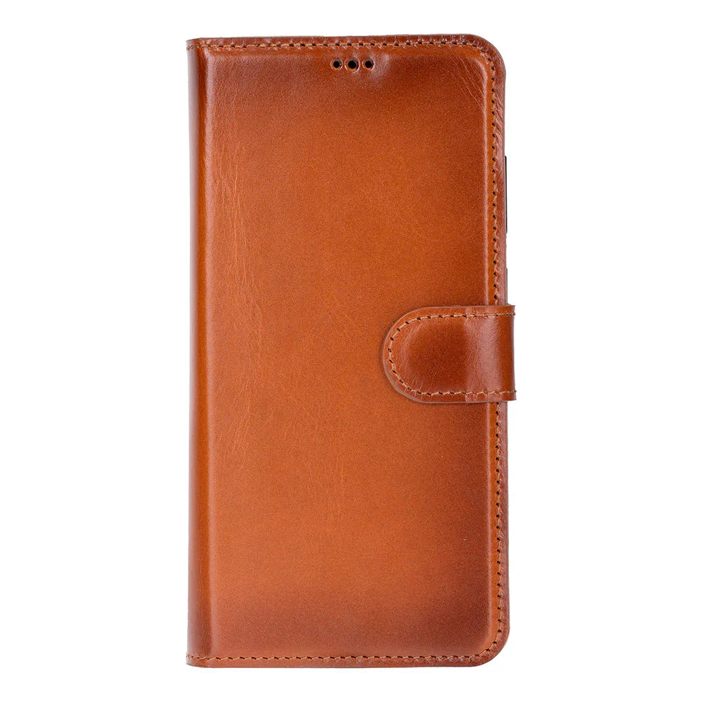 Magic Samsung Galaxy S26 Ultra Detachable Leather Wallet Case – Genuine Leather Phone Case for Everyday Carry | Minimal & Handcrafted Mizuri Leather
