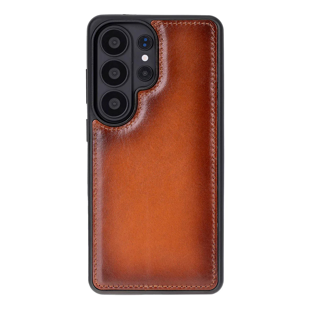 Magic Samsung Galaxy S26 Ultra Detachable Leather Wallet Case – Genuine Leather Phone Case for Everyday Carry | Minimal & Handcrafted Mizuri Leather