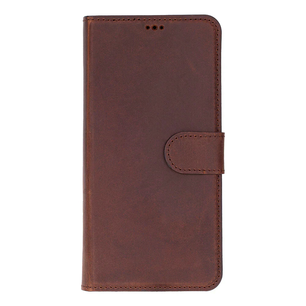 Magic Samsung Galaxy S26 Ultra Detachable Leather Wallet Case – Genuine Leather Phone Case for Everyday Carry | Minimal & Handcrafted Mizuri Leather