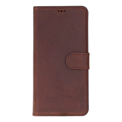 Magic Samsung Galaxy S26 Ultra Detachable Leather Wallet Case – Genuine Leather Phone Case for Everyday Carry | Minimal & Handcrafted Mizuri Leather