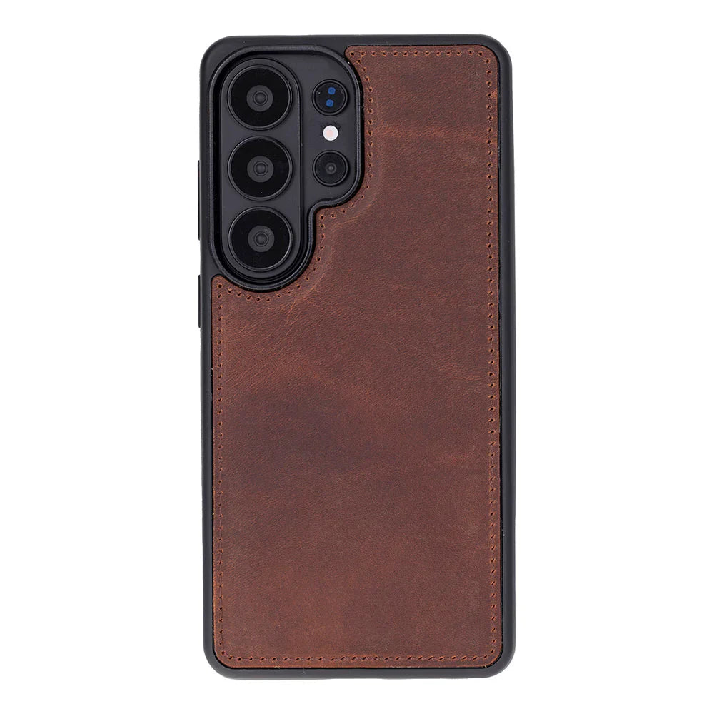 Magic Samsung Galaxy S26 Ultra Detachable Leather Wallet Case – Genuine Leather Phone Case for Everyday Carry | Minimal & Handcrafted Mizuri Leather
