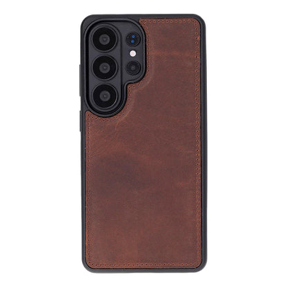 Magic Samsung Galaxy S26 Ultra Detachable Leather Wallet Case – Genuine Leather Phone Case for Everyday Carry | Minimal & Handcrafted Mizuri Leather