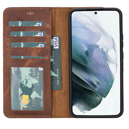 Samsung Galaxy S23 Plus Leather Wallet Case Detachable RFID – Magic Mizuri Leather