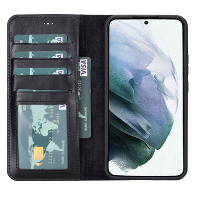 Samsung Galaxy S22 Plus Leather Wallet Case Detachable RFID – Magic Mizuri Leather