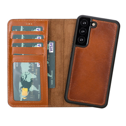 Samsung Galaxy S22 Plus Leather Wallet Case Detachable RFID – Magic Mizuri Leather