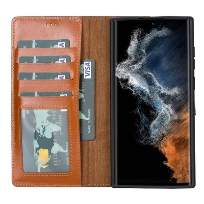 Samsung Galaxy S23 Leather Wallet Case Detachable RFID – Magic Mizuri Leather