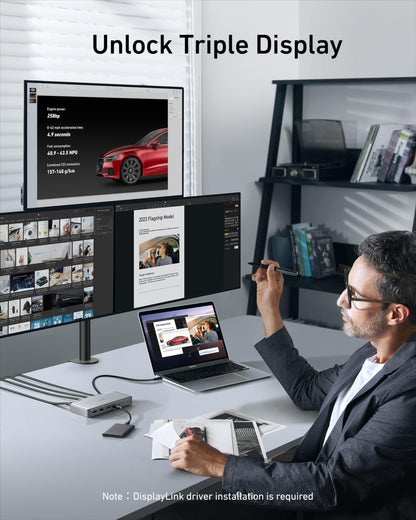 Anker <b>563</b> USB-C Docking Station (10-in-1) Anker