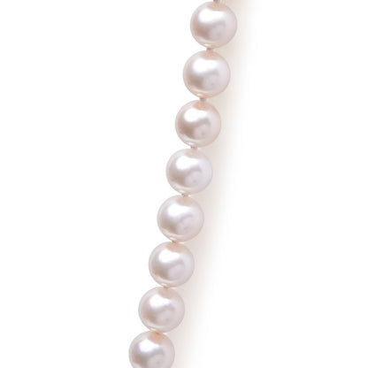 14K Yellow Gold 8.0x8.5mm Akoya Pearl Strand Necklace Bids.com