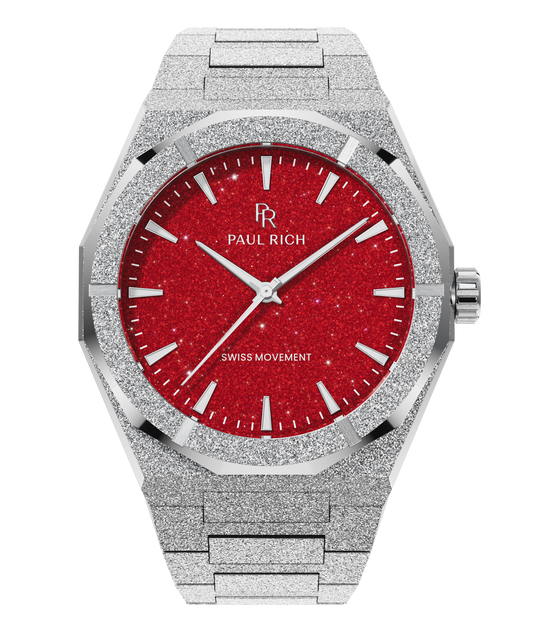 Frosted Star Dust II Silver Red Paul Rich US