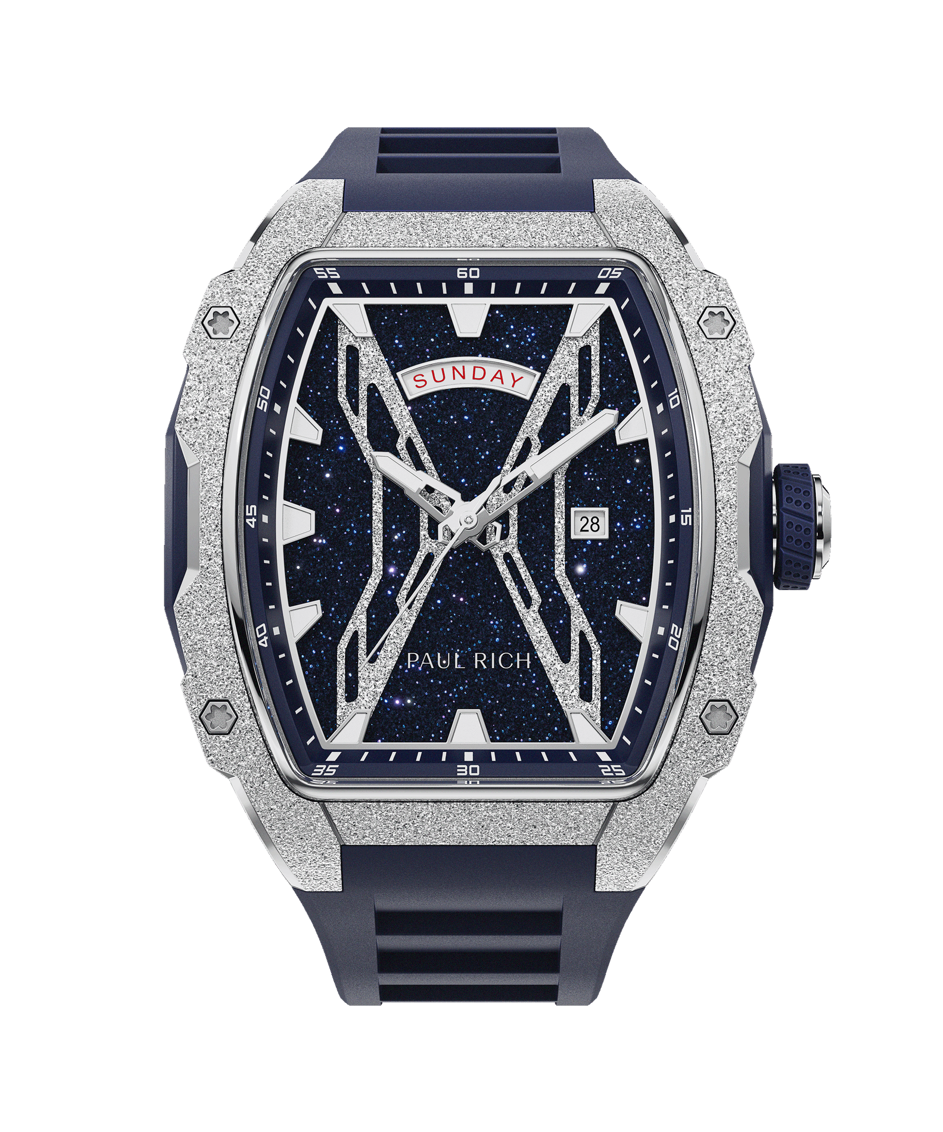 Astro Day & Date Lunar Silver Paul Rich US