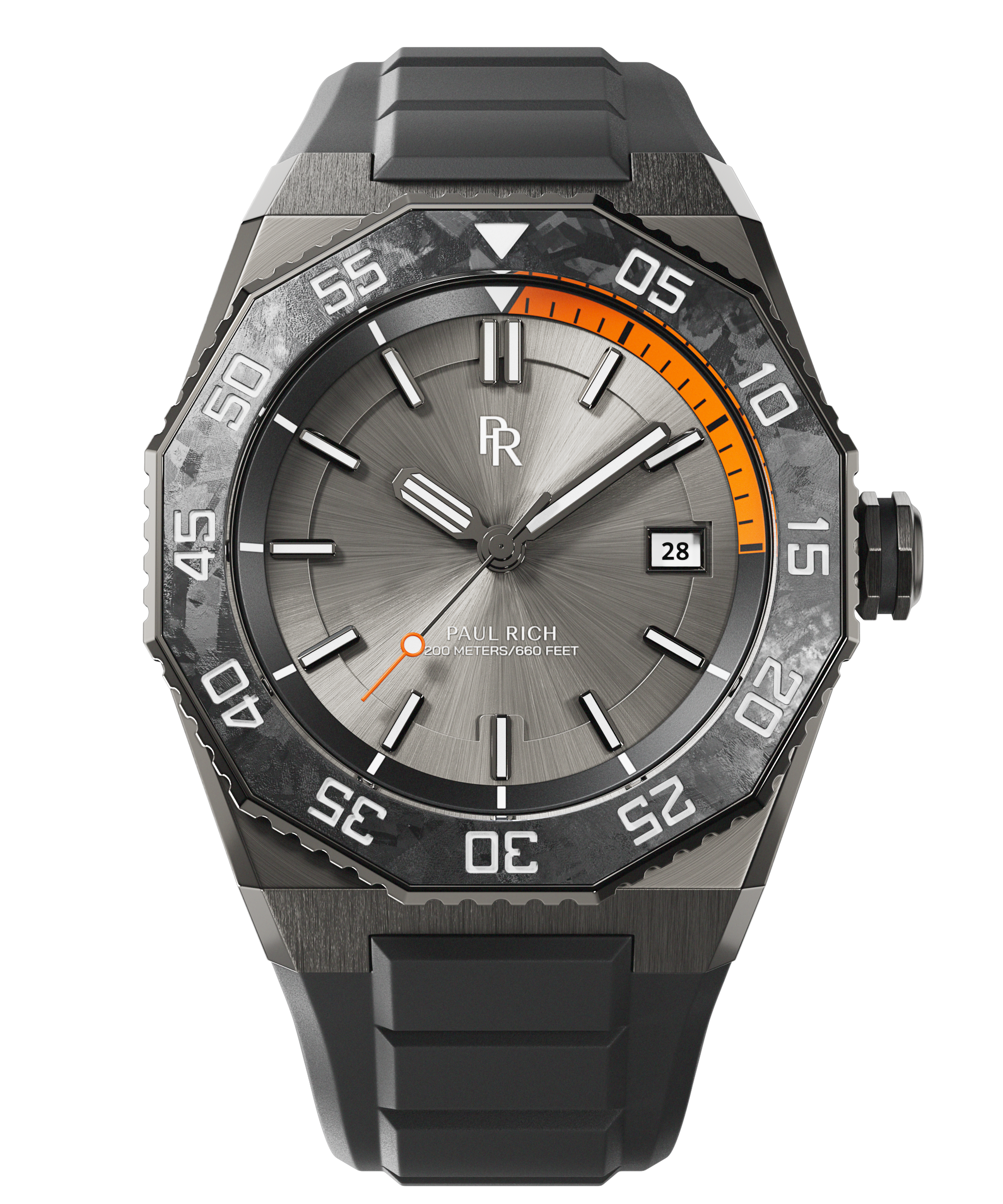 Aquacarbon Pro Forged Grey - Sunburst Paul Rich US