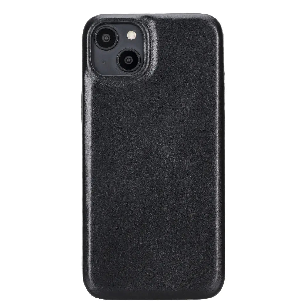 iPhone 15 Plus Genuine Leather Slim Case MagSafe – Rock Cover Series Mizuri Leather