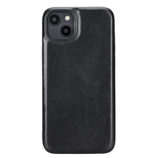 iPhone 15 Plus Genuine Leather Slim Case MagSafe – Rock Cover Series Mizuri Leather