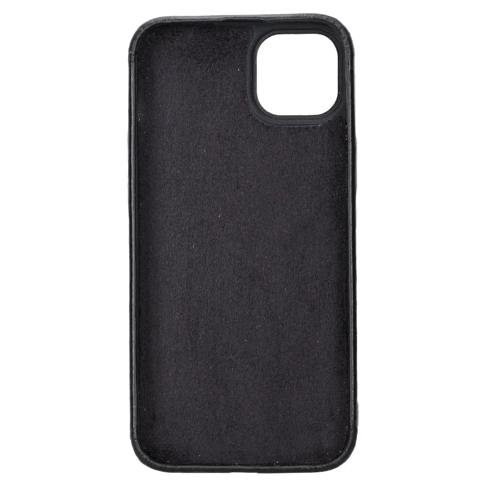 iPhone 15 Plus Genuine Leather Slim Case MagSafe – Rock Cover Series Mizuri Leather