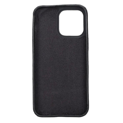 iPhone 15 Pro Max Genuine Leather Slim Case MagSafe – Rock Cover Series Mizuri Leather