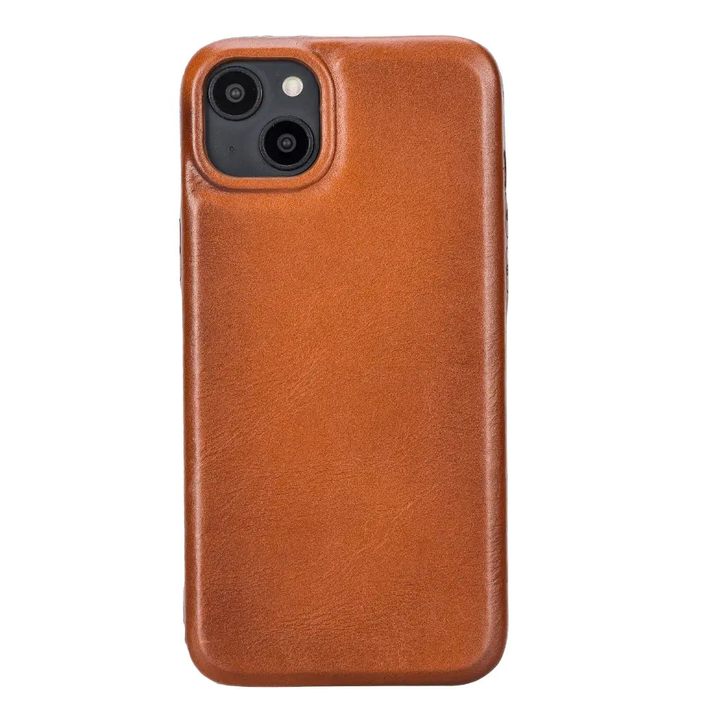 iPhone 15 Genuine Leather Slim Case MagSafe – Rock Cover Series Mizuri Leather