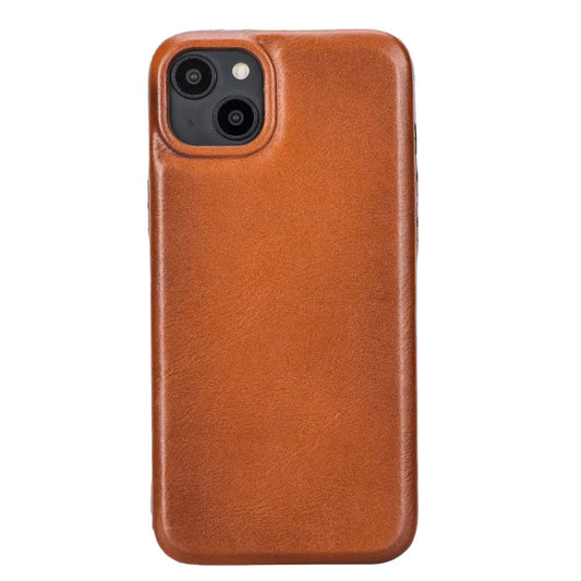 iPhone 15 Genuine Leather Slim Case MagSafe – Rock Cover Series Mizuri Leather