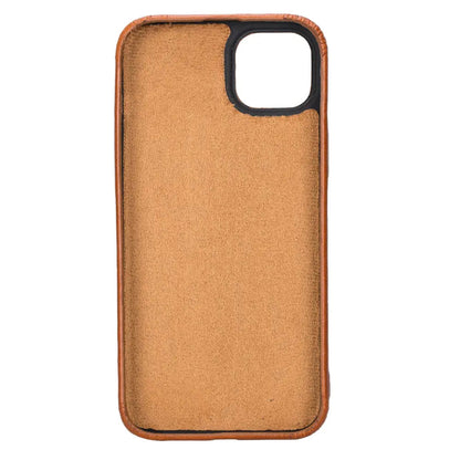iPhone 15 Plus Genuine Leather Slim Case MagSafe – Rock Cover Series Mizuri Leather