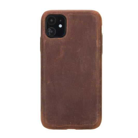 iPhone 11 Genuine Leather Slim Case – Rock Cover Mizuri Leather