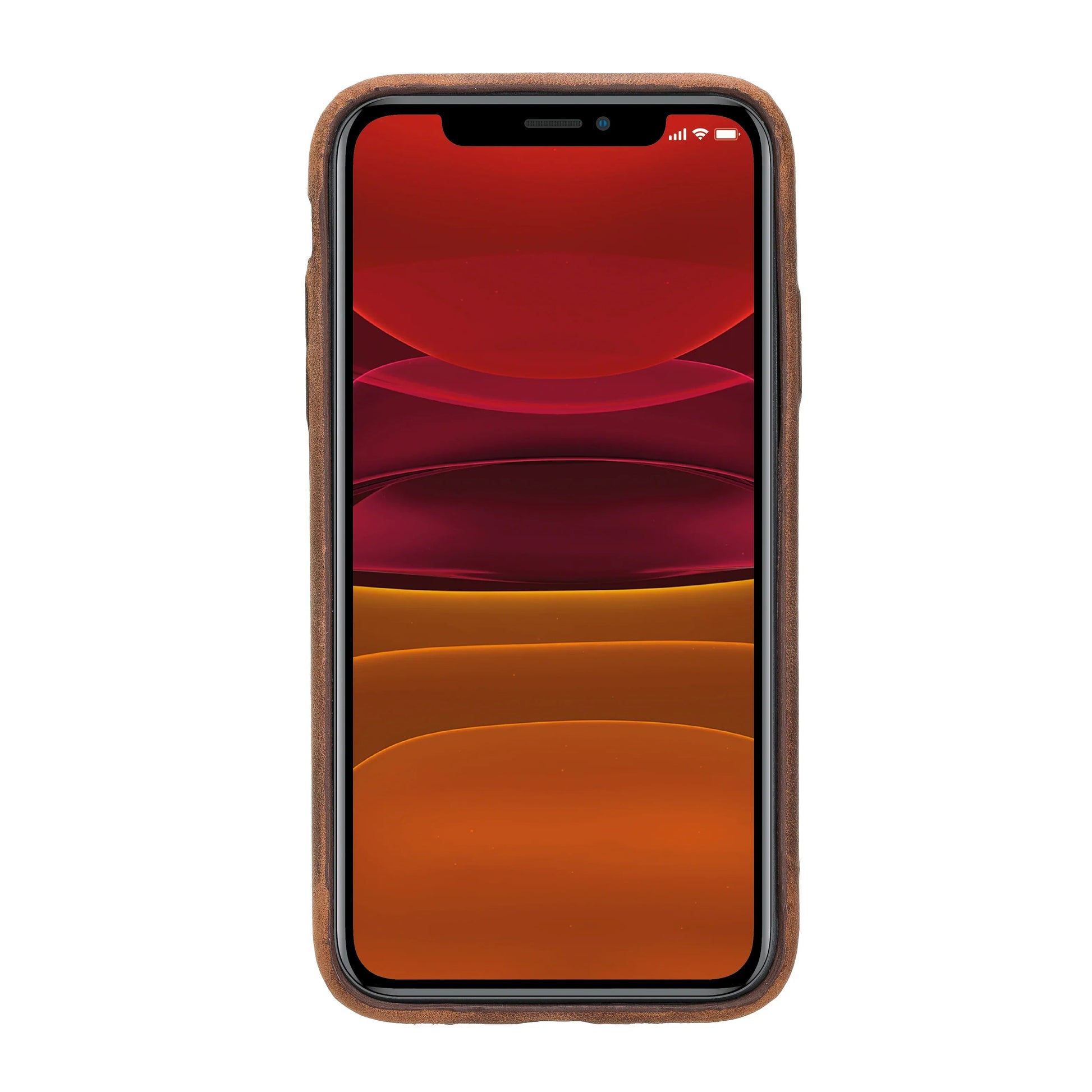 iPhone 11 Genuine Leather Slim Case – Rock Cover Mizuri Leather