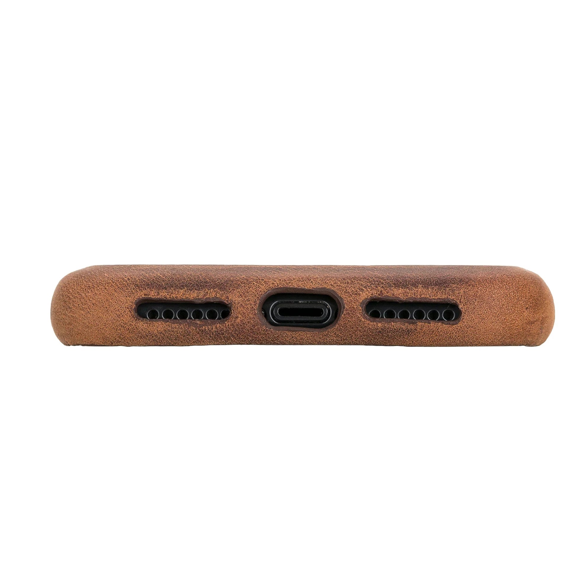 iPhone 11 Genuine Leather Slim Case – Rock Cover Mizuri Leather