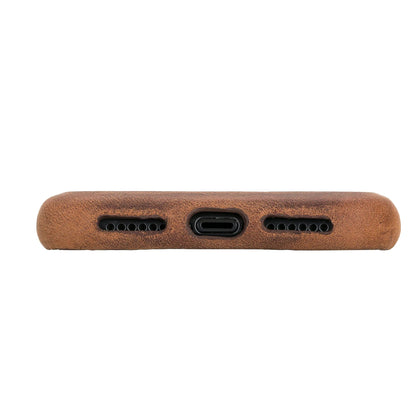iPhone 11 Genuine Leather Slim Case – Rock Cover Mizuri Leather