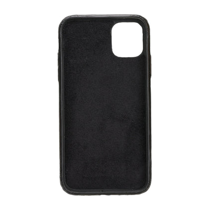iPhone 11 Genuine Leather Slim Case – Rock Cover Mizuri Leather