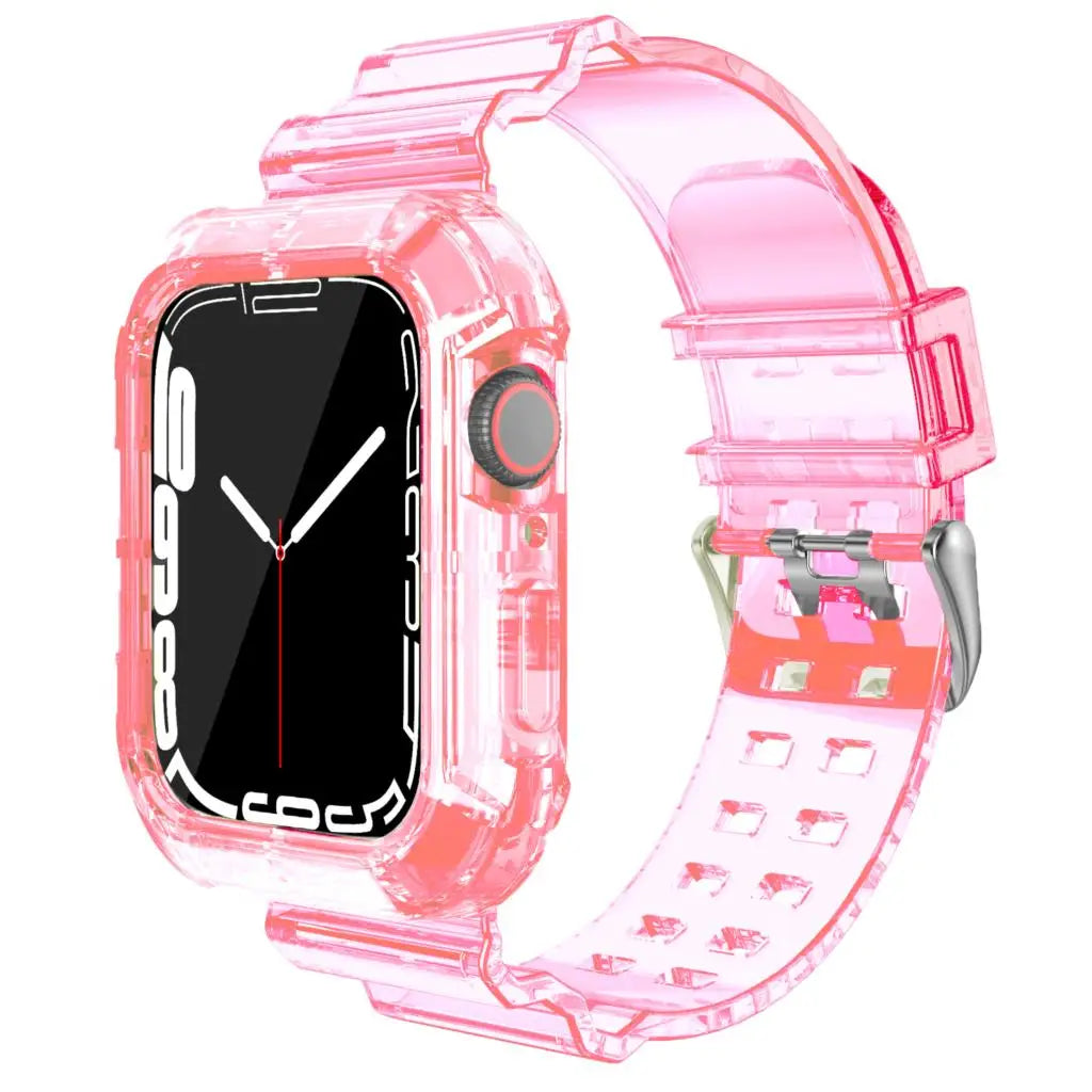 Apple Watch Soft Silicone Strap - Transparent Comfortable Fit BandsCo Straps