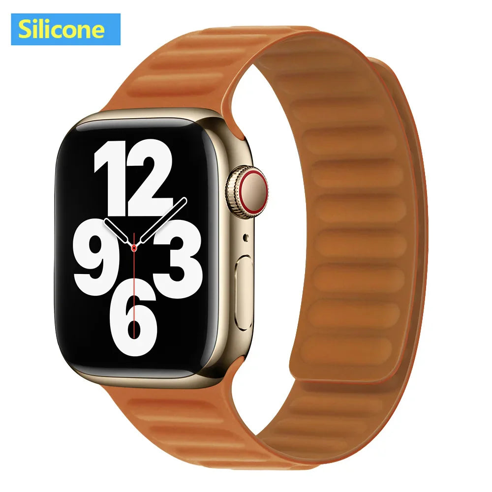 Apple Watch Leather Band - Premium Magnetic Loop Strap BandsCo Straps