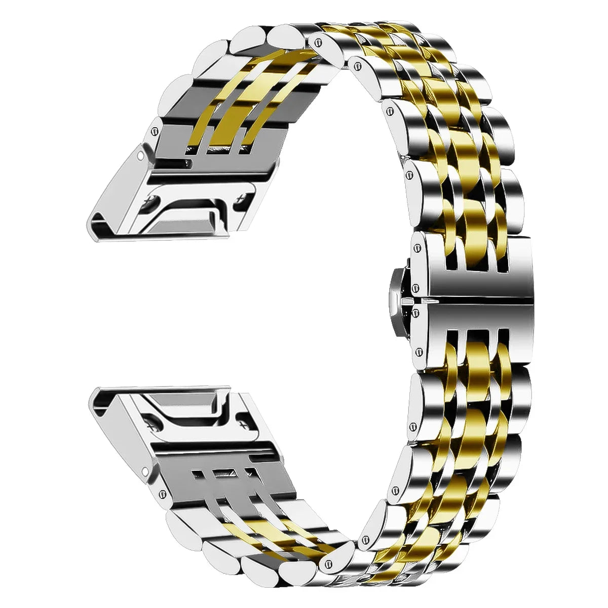 Garmin Stainless Steel Strap - Premium Metal Wristband BandsCo Straps