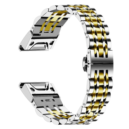 Garmin Stainless Steel Strap - Premium Metal Wristband BandsCo Straps