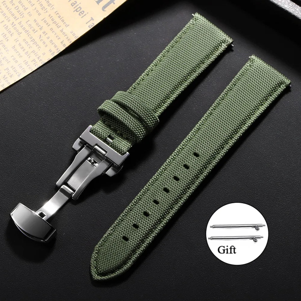 COROS Watch Band Sailcloth Nylon Quick Release Waterproof Strap Universal BandsCo Straps