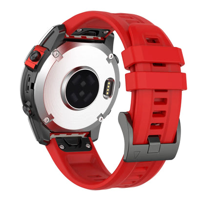 Garmin QuickFit 20/22/26mm Silicone Band with Double Keepers BandsCo Straps