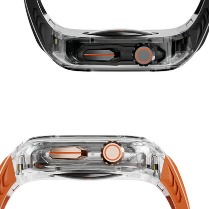 Transparent Armor Mod Kit for Apple Watch Ultra - Rugged Clear Case & TPU Sport Band Wristwatchstraps.co