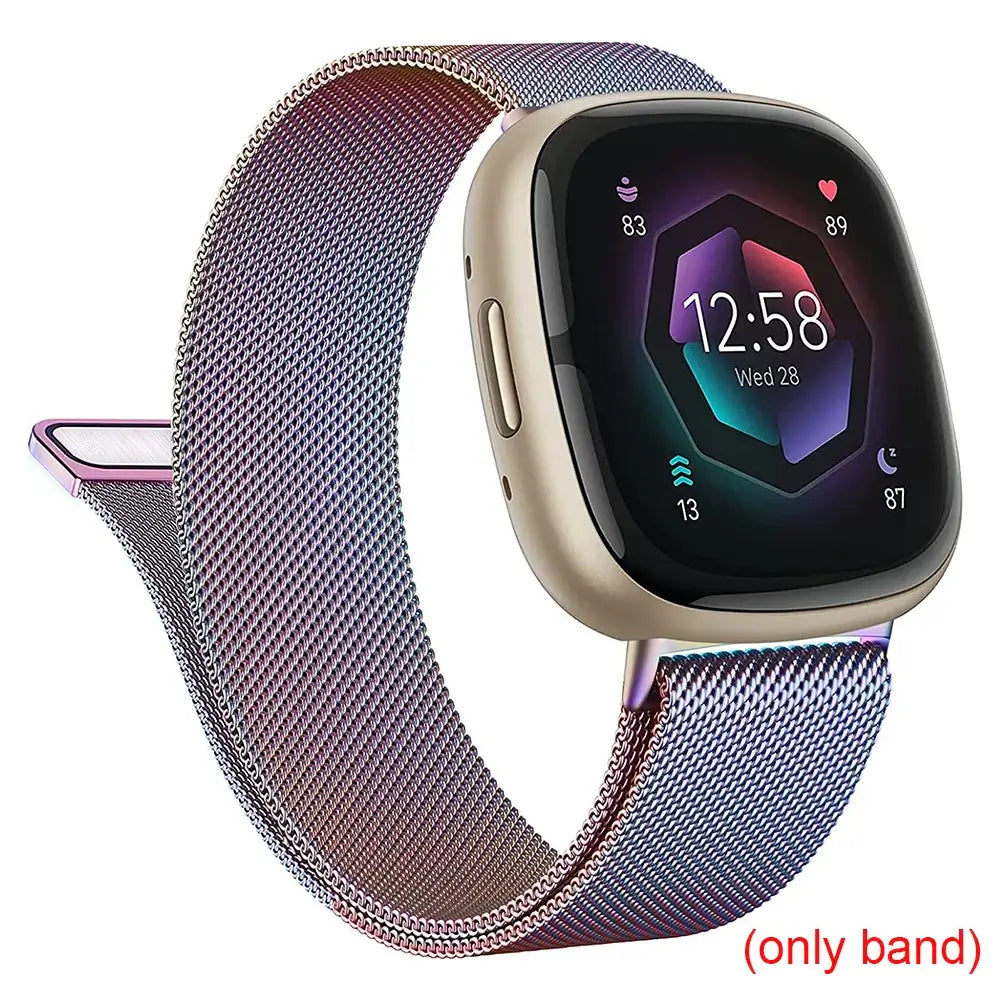 Fitbit Versa & Sense Magnetic Steel Band - Elegant Design BandsCo Straps