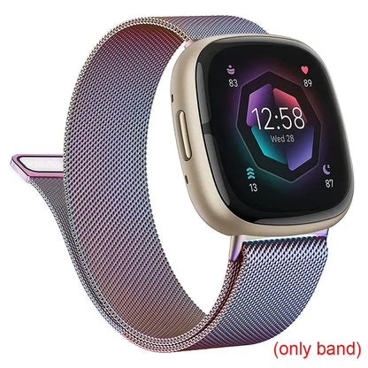 Fitbit Versa & Sense Magnetic Steel Band - Elegant Design BandsCo Straps