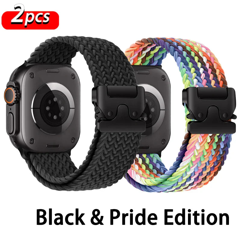 Apple Watch Parachute Strap - Braided Nylon, Breathable BandsCo Straps