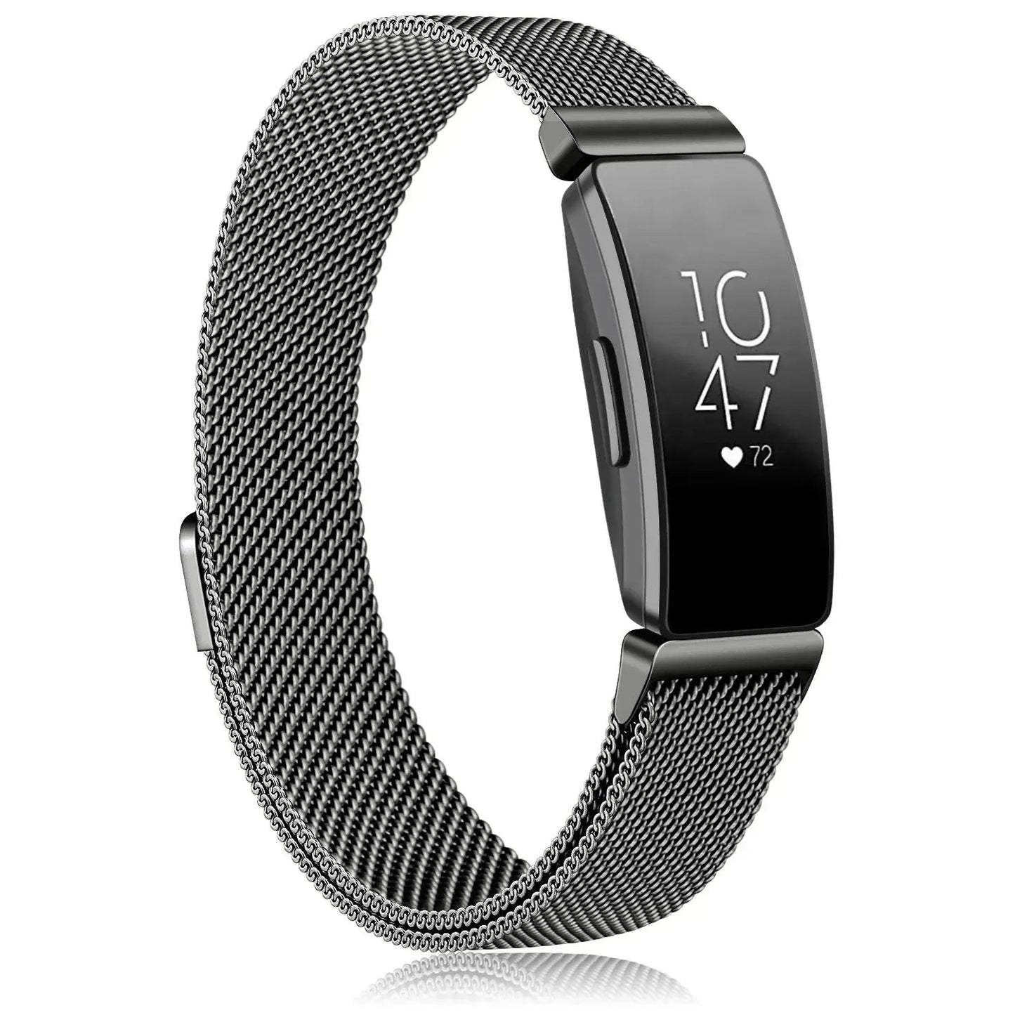 Fitbit Inspire 2, 1, HR Stainless Steel Magnetic Band - Mesh BandsCo Straps