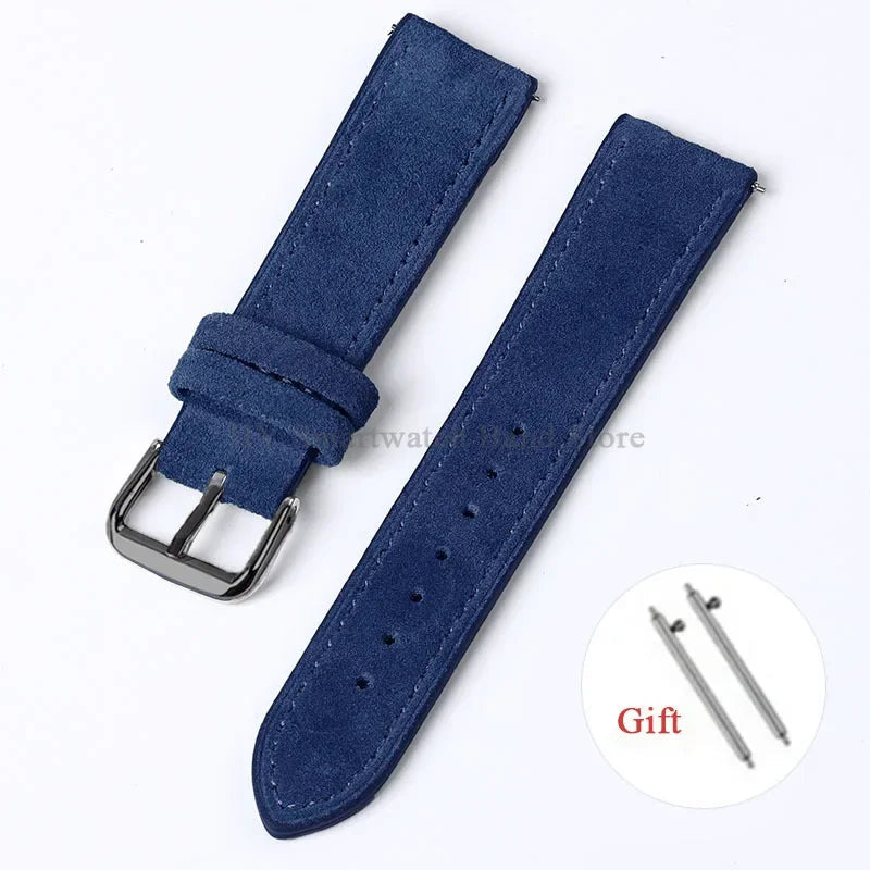 OnePlus Smartwatch Vintage Suede Leather Band Quick Release Strap BandsCo Straps