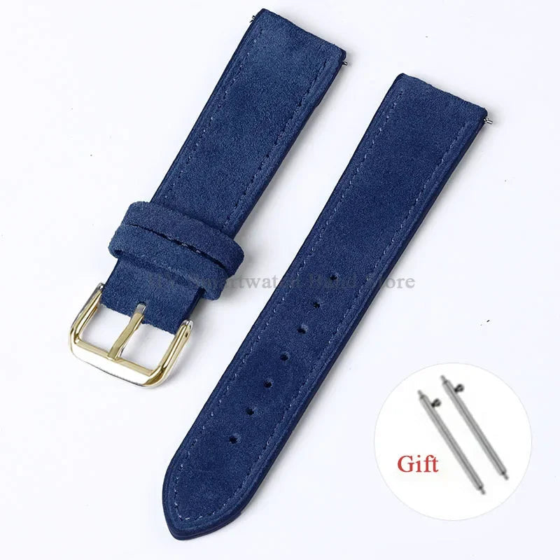 OnePlus Smartwatch Vintage Suede Leather Band Quick Release Strap BandsCo Straps