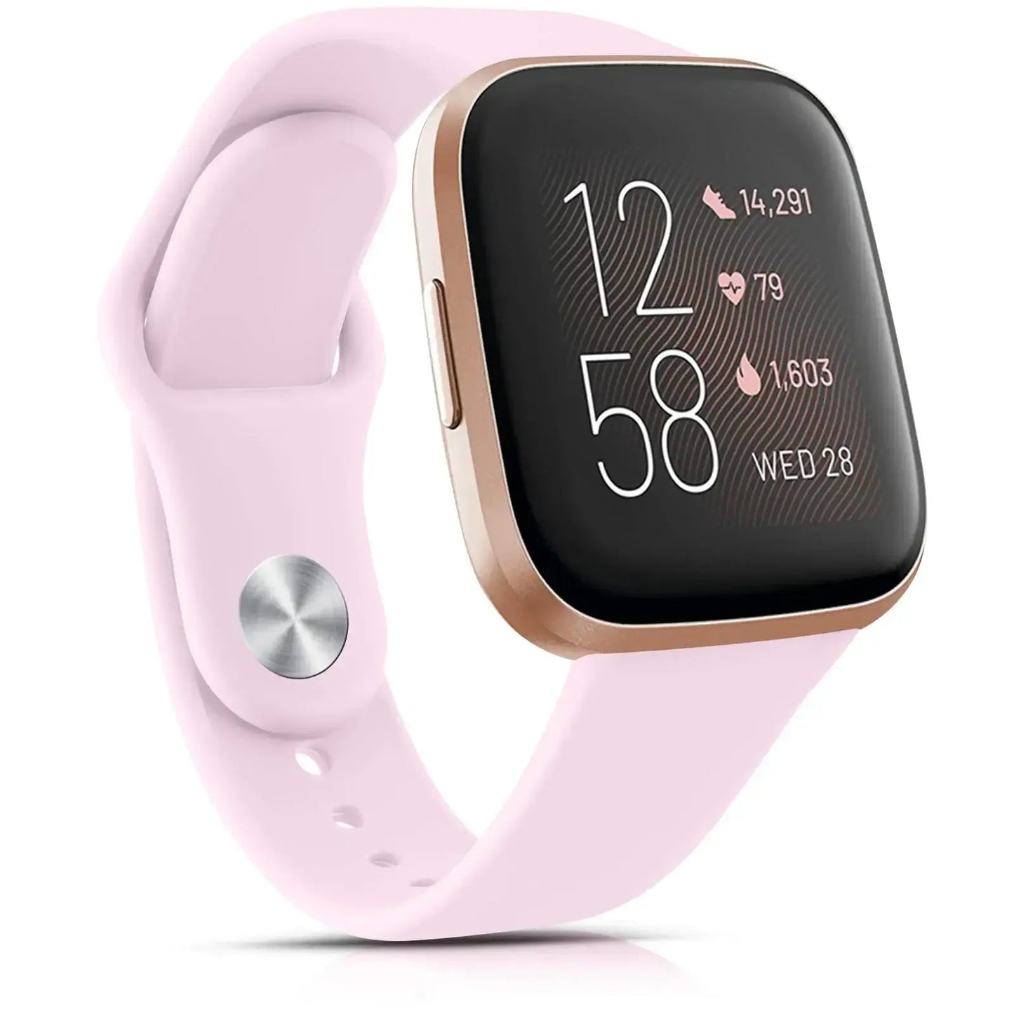 Fitbit Versa & Sense Silicone Strap - Soft Waterproof Design BandsCo Straps