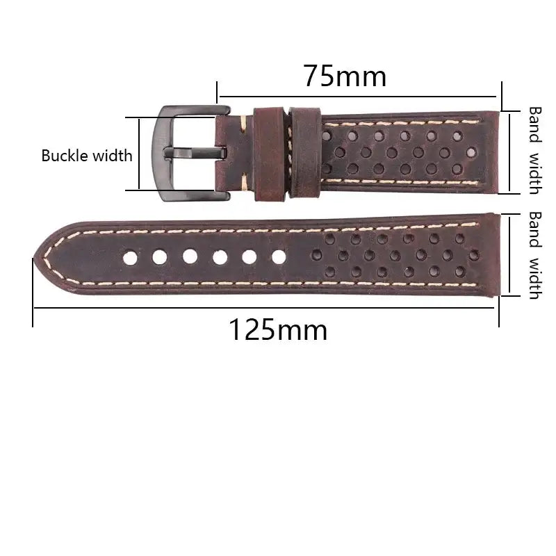 Ticwatch Breathable Leather Band - Stylish and Comfortable BandsCo Straps