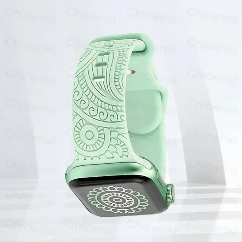 Apple Watch Silicone Strap - Stylish, Engraved Design BandsCo Straps