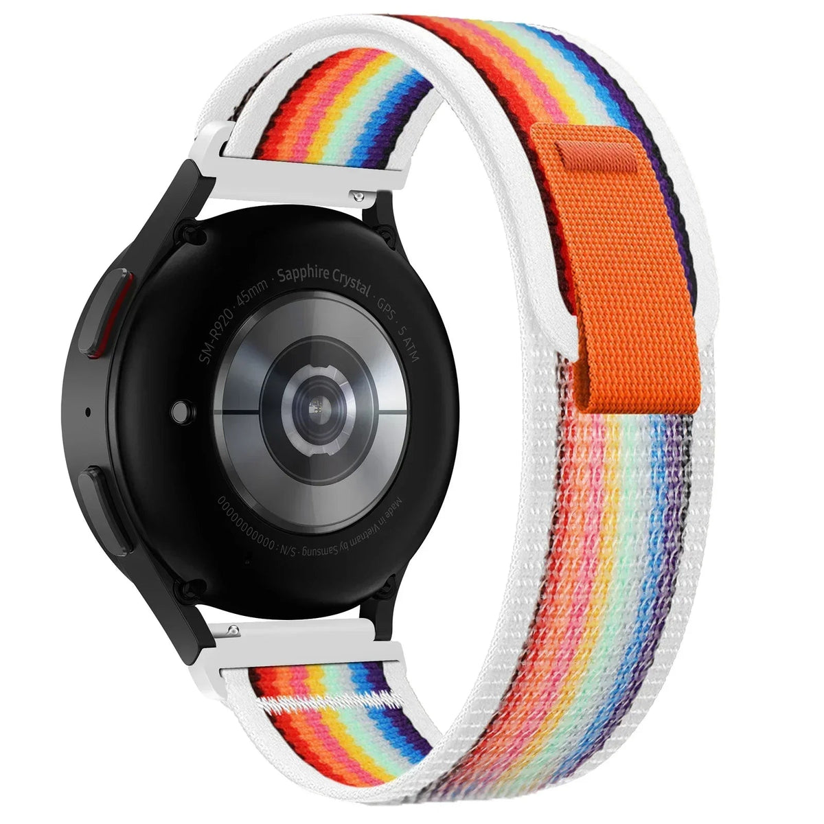 Polar Nylon Trail Loop Watch Band with Pull Tab BandsCo Straps